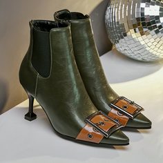 Сапоги челси с пряжкой Shein