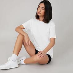 Однотонная футболка Shein