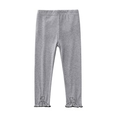 Леггинсы с вышивкой для девочек Shein