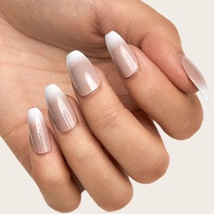 24шт накладные ногти и 1 лист лента Shein