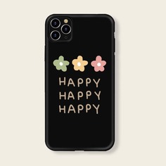 Чехол для iPhone с цветочным принтом Shein