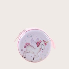 Кошелек для монет с принтом единорога для девочек Shein
