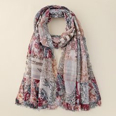 Шарф с цветочным узором Shein