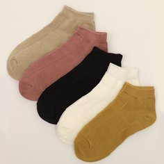 5 пар однотонные носки Shein
