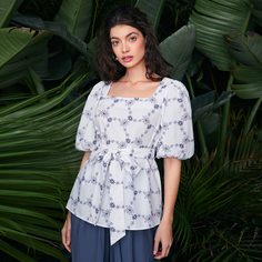 Пояс Цветочный Бохо Блузы Shein