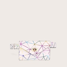 Поясная сумка с геометрическим узором Shein