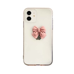 Прозрачный чехол для телефона с бантом Shein