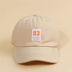 Мужская бейсболка с заплатой цифры Shein