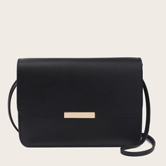 Сумка через плечо с металлическим декором Shein