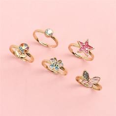 со стразами Детские кольца Shein