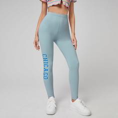 буква Спортивный Леггинсы Shein