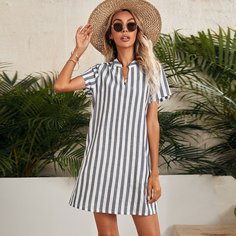 Платье в полоску Shein