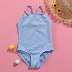 Слитный купальник для девочек Shein