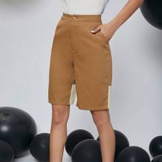 Контрастные шорты с карманом Shein