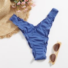 Однотонные трусики бикини Shein