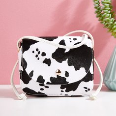Сумка через плечо с рисунком коровы Shein