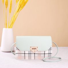 Сумка через плечо в клетку Shein
