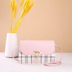 Сумка через плечо в клетку Shein