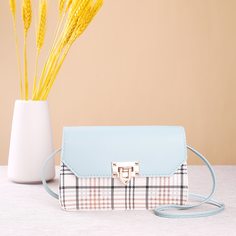 Сумка через плечо в клетку Shein