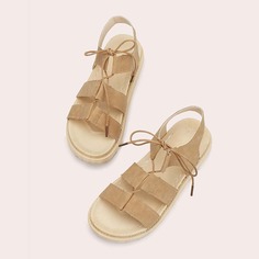 Сандалии с открытой пяткой на шнурке Shein