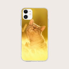Чехол для телефона с рисунком кота Shein