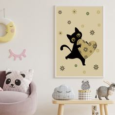 Детская картина без рамы с мультипликационным рисунком Shein