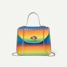 Сумка с цепочкой и поворотным замком Shein