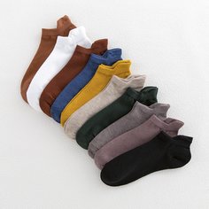 10 пар однотонные носки Shein