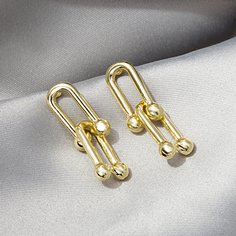 Серьги в форме цепочки Shein