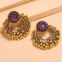 Круглые серьги с бусинами Shein