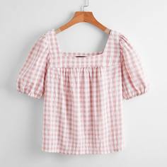 Клетка Бохо Блузы Shein