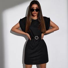 Однотонное платье Shein