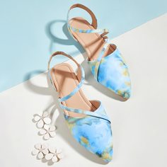 С открытой пяткой Модный Балетки Shein