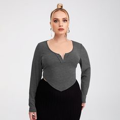 Футболка размера плюс Shein