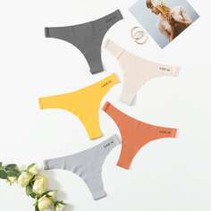 Одноцветный Трусики Shein