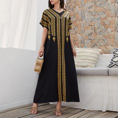 этнический стиль Бохо Арабские платья Shein