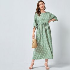 Оригинальное платье с принтом Shein