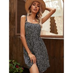узел цветочный Бохо Платье Shein