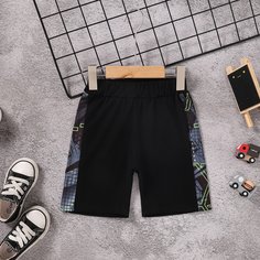 Геометрический Повседневный Шорты для мальчиков Shein