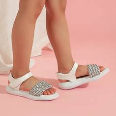 со стразами Одноцветный Детские сандалии Shein