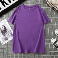 Одноцветный Основы Футболки Shein