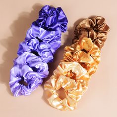 12шт атласная резинка для волос и девочек Shein