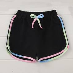 узел Спортивный Шорты для девочек Shein