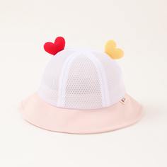 Панама с сердечком для девочек Shein