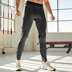 Спортивный Мужские спортивные брюки и леггинсы Shein