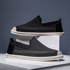 Мужские трикотажные лоферы в клетку Shein