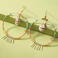 Серьги-подвески с ракушкой Shein