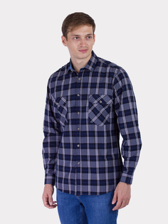 Рубашка мужская DAIROS GD81100411 синяя 62