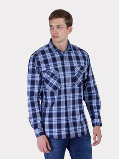 Рубашка мужская DAIROS GD81100412 синяя 56