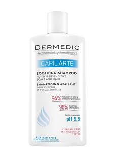 Успокаивающий шампунь Dermedic КАПИЛАРТЕ для волос и чувствительной кожи головы 300 мл